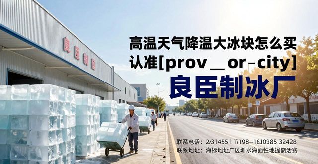 高温天气降温大冰块怎么买 认准沧州良臣制冰厂