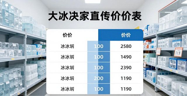 大冰块批发厂家怎么选？沧州直供渠道靠谱吗